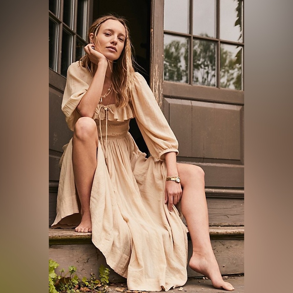 Free People Oasis Midi Dress - Nomadic Desert - NWT